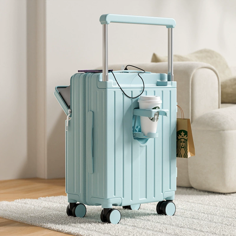 Suitcase Universal 20 inch, front-open multi-function travel box
