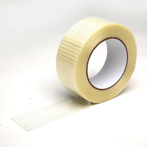 Xiling strong striped fiberglass tape 8915 single-sided striped transparent tensile wear-resistant sealing fiber glue