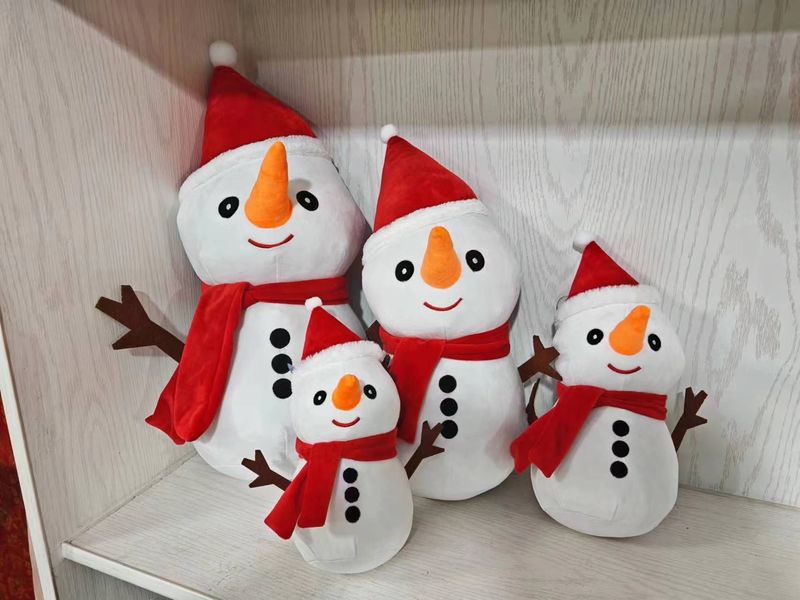サンタクロース人形雪だるま人形ミニヘラジカぬいぐるみかわいい女の子布人形クリスマスギフト|undefined