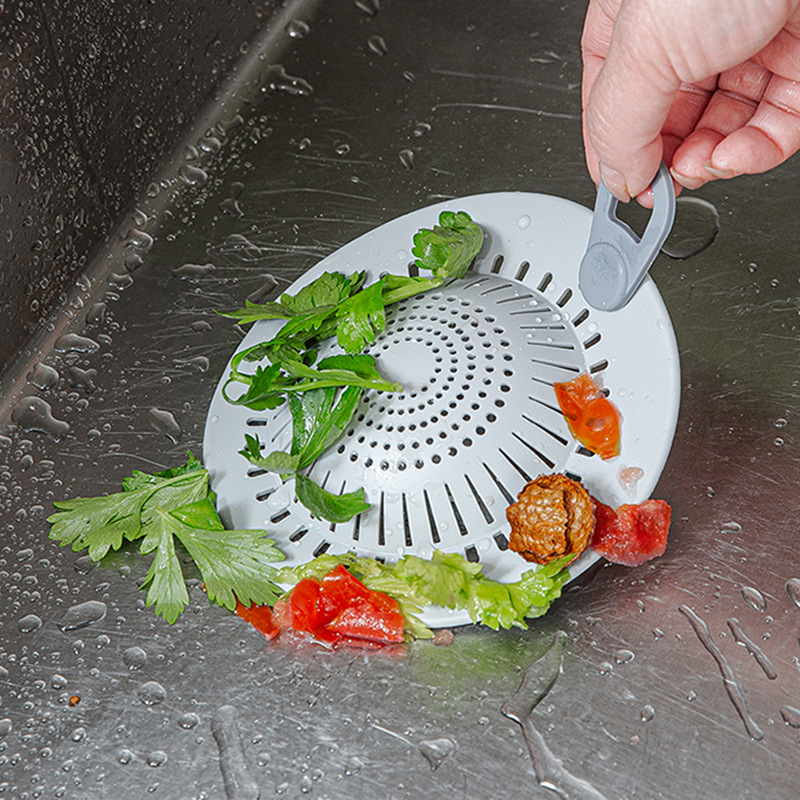 Tapa de Drenaje de Silicona con Filtro Anti-Olor y Anti-Obstrucción para Baño y Fregadero