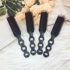 廠家批髮捲發造型梳子美發排骨梳耐熱防靜電塑料按摩梳子禮品贈送