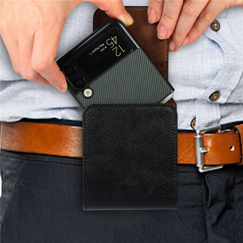 Универсальный мобильный телефон, мужская модная поясная сумка, складывающийся экран, Z Flip3