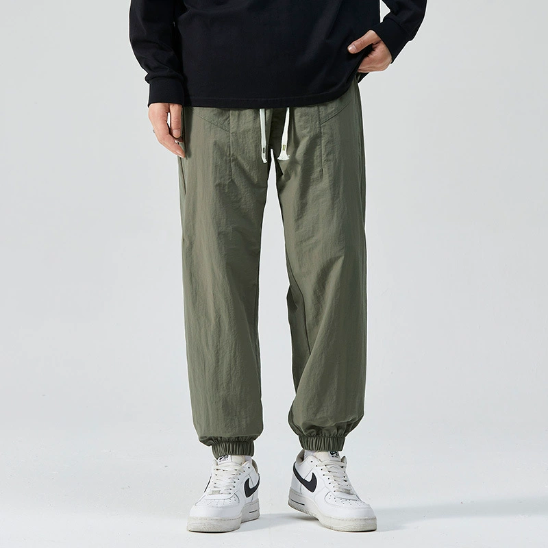 Новые модные весенние мужские брюки для ног Мужские 2025 новые весенние и летние легкие дышащие наружные спортивные штаны