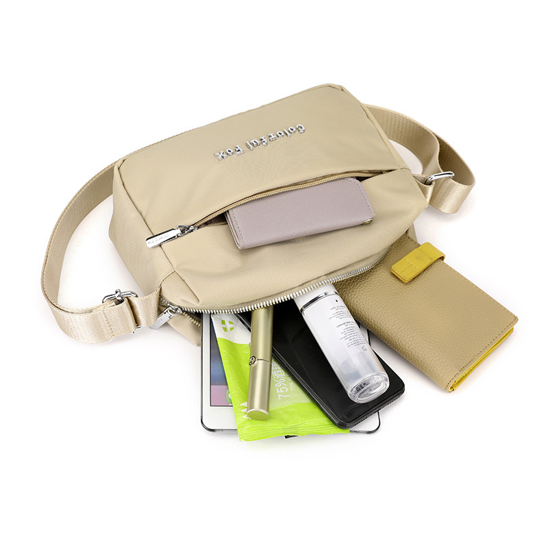 Colorful Fox new crossbody for women, simple multi-layer shoulder ba, fashionable and casual horizontal mobile phone_voghion.com