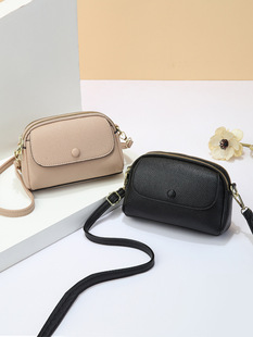 Cross-border bag 2026 new women's bag simple multi-layer pocket mobile phone bag button crossbody bag one piece drop shipping small