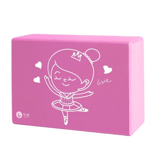 Yoga bricks for girls and children, dance auxiliary bricks, high-density EVA material, yoga fitness foam bricks for leg press exercises