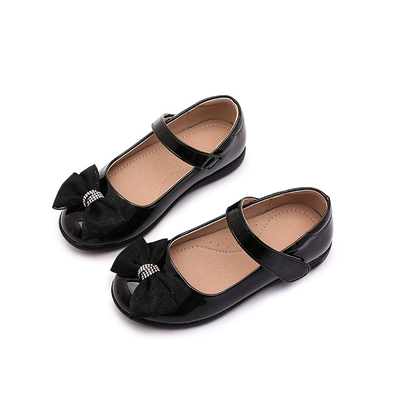 Маленькие кожаные туфли для девочек, туфли принцессы