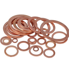 Purple copper gaskets, red copper gaskets, sealing washers, marine and watch-use sealing washers—available in a full range of specifications.