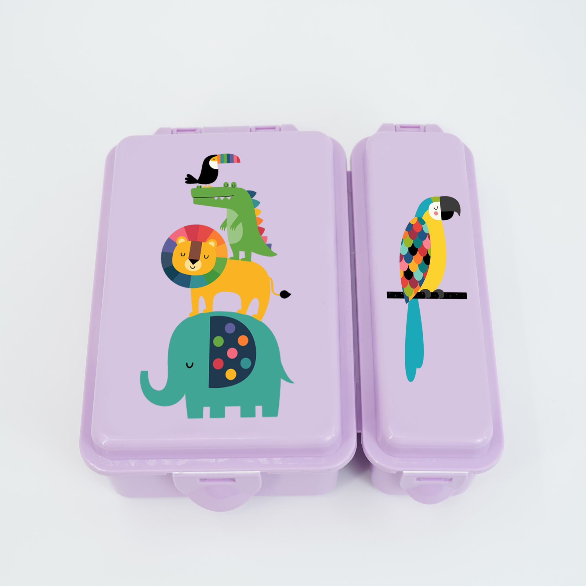 Fiambrera de plástico con patrón de color personalizado, valor de alto valor, fiambrera para ir a trabajar con arroz, caja de conservación fresca para microondas