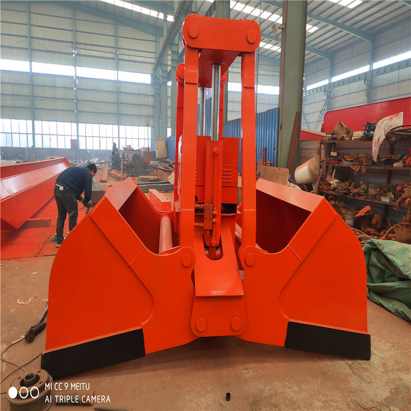 上海昂丰抓斗配件粮食双梁式抓斗单绳抓斗矿山用抓斗电动双绳抓斗