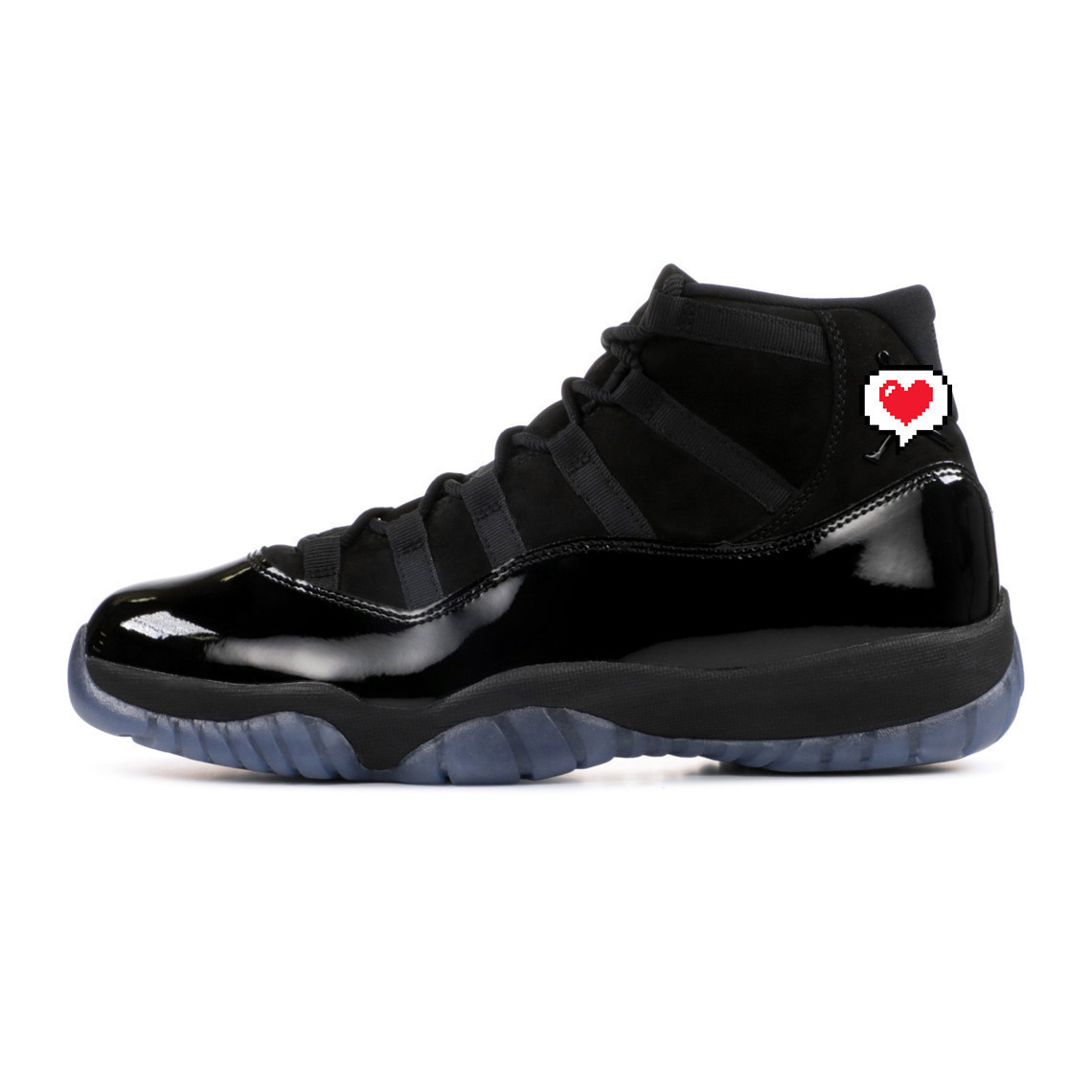 Transfronterizo Putian AJ11 Star Jiao 11 generación de zapatos de baloncesto negro rojo almohadilla de aire de palma completa para hombres y mujeres zapatillas de combate