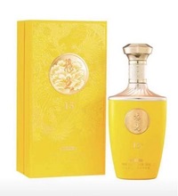 花王15酱香型53度白酒纯粮酿造500ml*6整箱包邮 黄色经典送礼专用