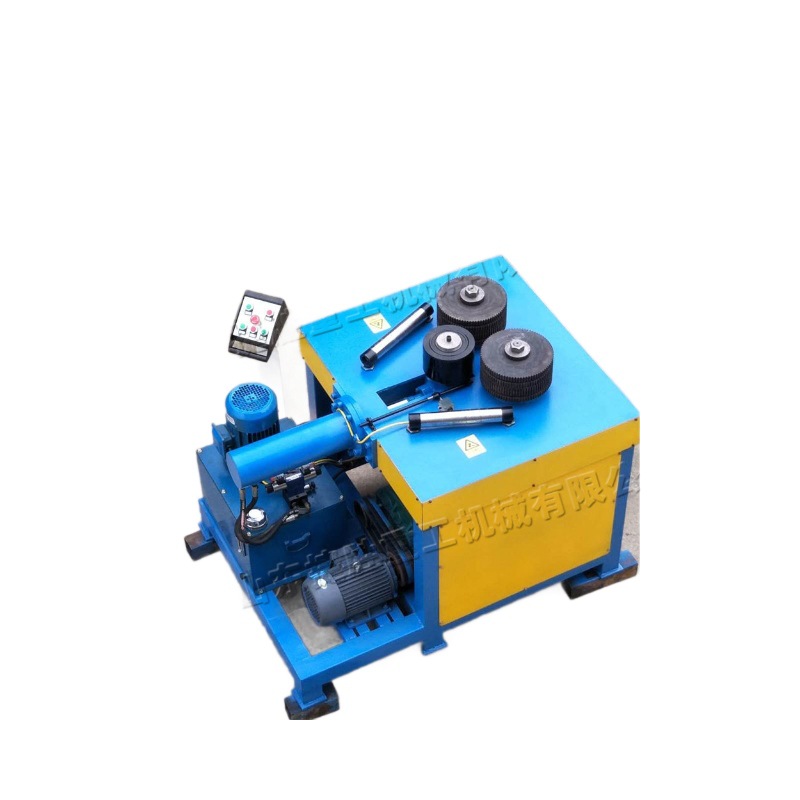 Máquina de bobinado de acero en ángulo de canal hidráulico Máquina de bobinado de metal vertical eléctrica Equipo de hierro en ángulo de inversión de plataforma pequeña