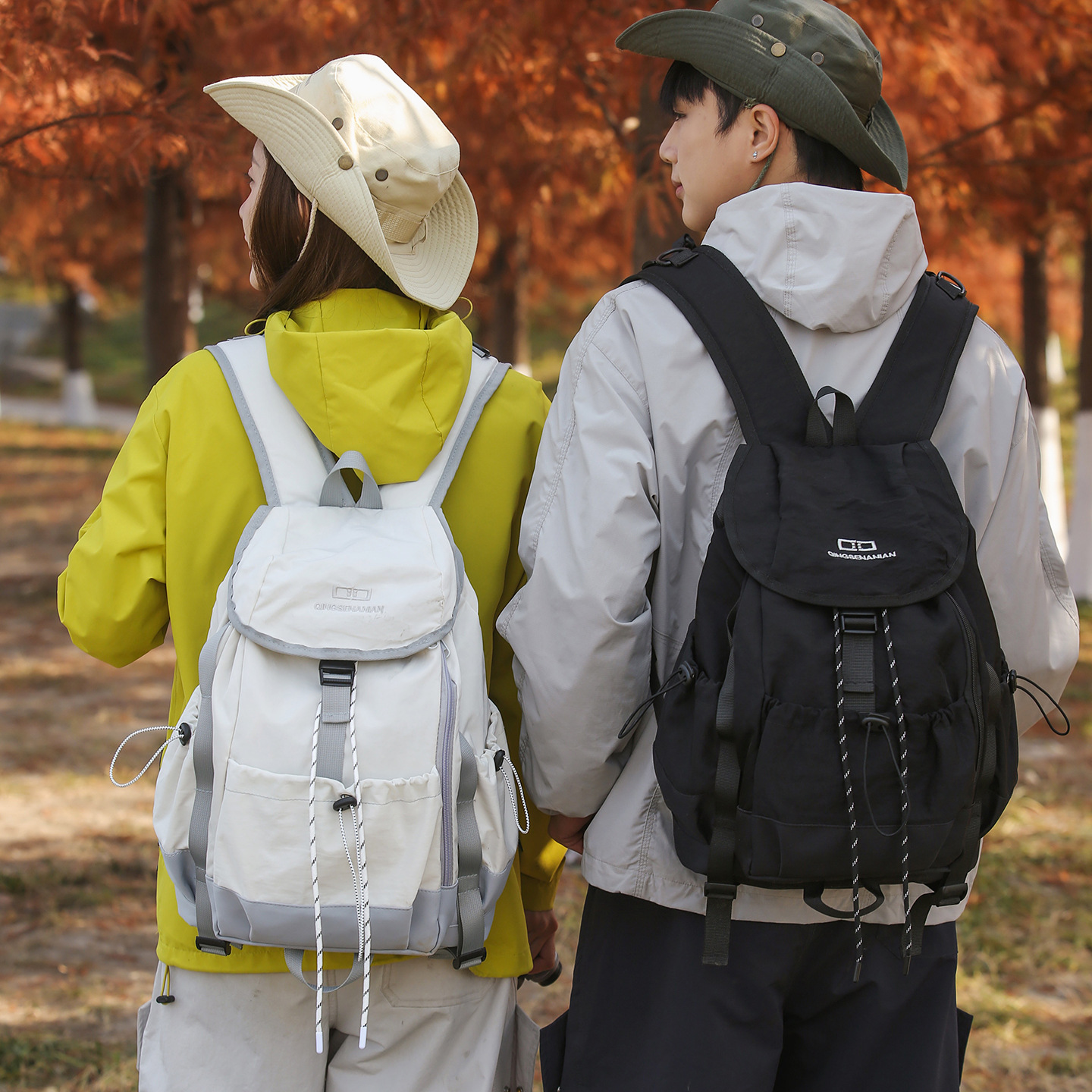 2026 New Outdoor Hiking and Mountaineering Bag, Lightweight Sports Drawstring Backpack, Unisex High-Looking Backpack