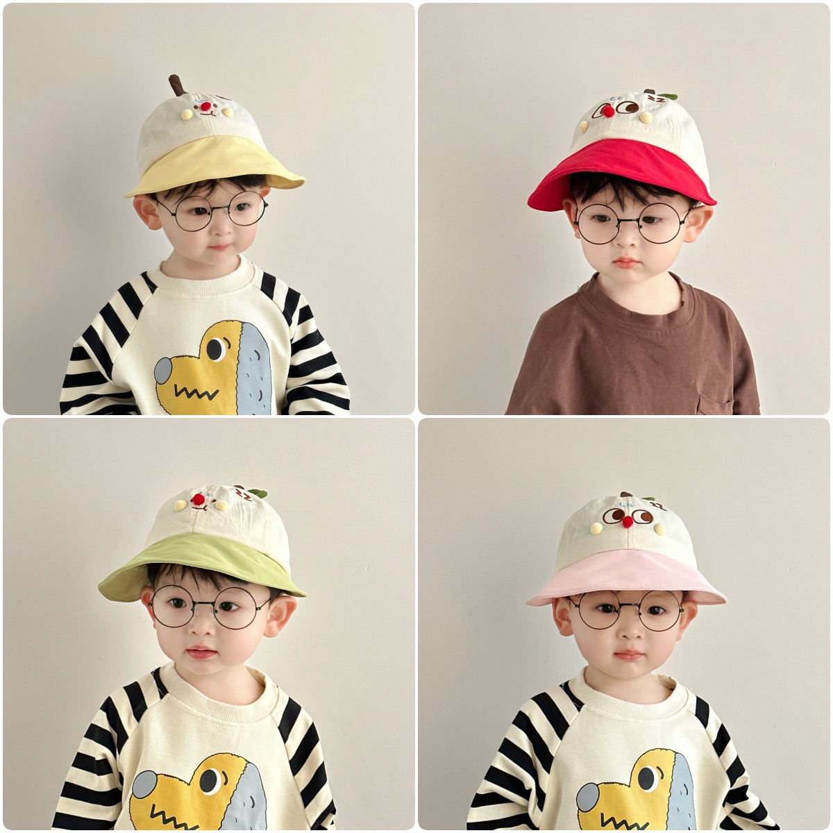 Children's summer thin cute cap