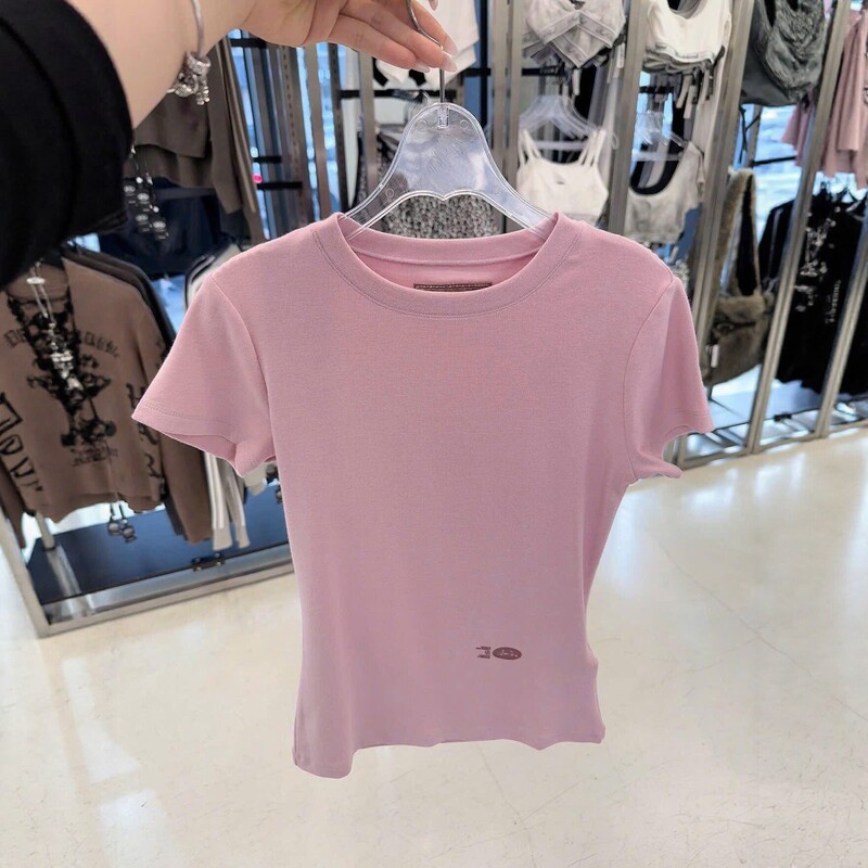 Korean Badblood Bcac Series Short-Sleeve T-Shirt for Women, American Style Spicy Girl Niche Simple Printed Top Korean Badblood Bcac Series Short-Sleeve T-Shirt for Women, American Style Spicy Girl Niche Simple Printed Top