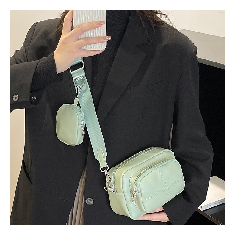 Nowa, mała, popularna torba listonoszka Baigou Box Nylon na jedno ramię dla kobiet_voghion.com