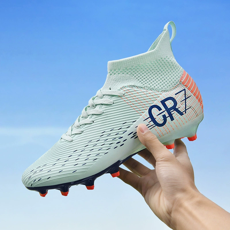 2025 новые кроссовки для футбола с низким верхом и длинными шипами AG, TF для студентов, молодежи и профессиональных тренировок, с возможностью замены шипов