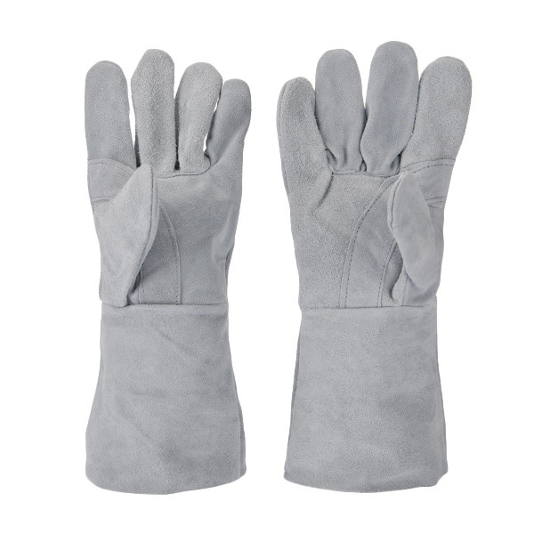 灰色单层加托焊接手套WESTUN/威仕盾G-2116T均码 约34cm