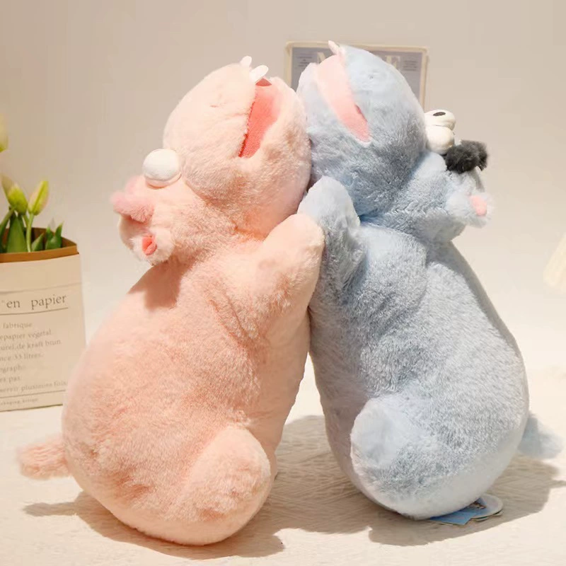 Genuine cute doll, plush pillow, hippo