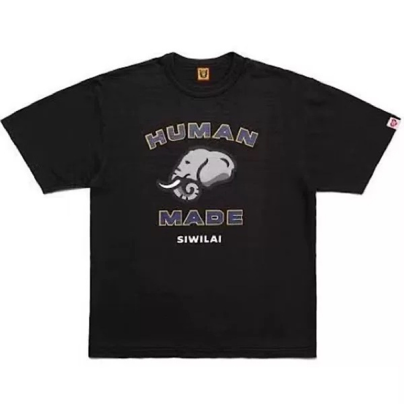 スポット韓国HUMAN日本製竹綿半袖TシャツルーズラウンドネックかわいいプリントアニマルショートTシャツ女性用|undefined