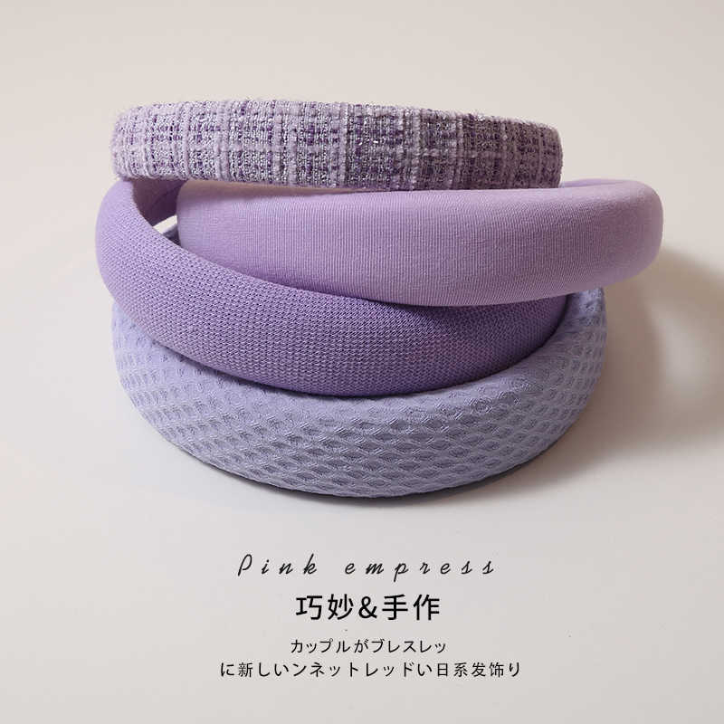 Red temperamento púrpura correa de pelo de verano de alta sensibilidad nicho de diseño de correa de cabeza craneal alta nicho de nicho
