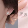 气质小清新百搭樱花耳环