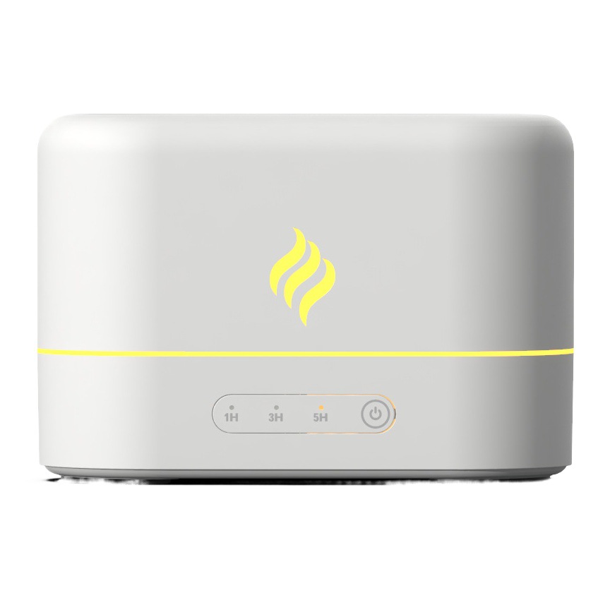 Difusor de llama de simulación nuevo 2025, máquina de aromaterapia ultrasónica creativa para el hogar con degradado colorido, humidificador de llama