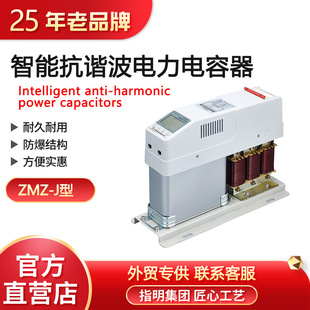 Indicate the intelligent integrated low-voltage anti-harmonic power capacitor ZMZ-DSX/480-J co-compensation and sub-compensation economy.