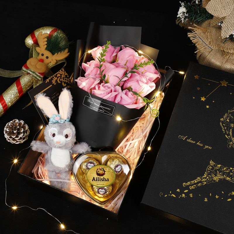 星之鹿【粉色】巧克力+星黛露公仔