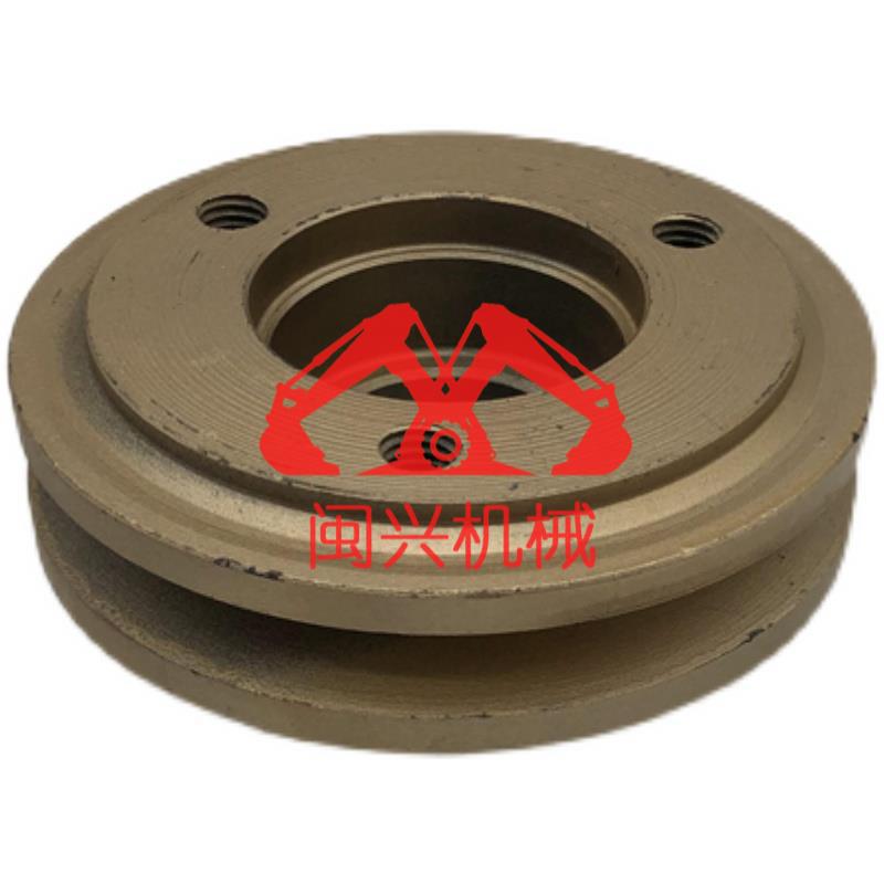 适用挖掘机配件小松洋马4TNV884TNV84发动机单槽优质曲轴皮带轮