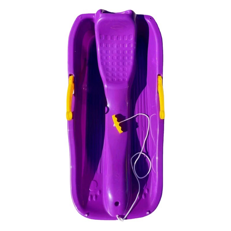 Сноуборд утолщенный для взрослых детей горка для травы Песочная горка с тормозным тросом сани плуг ледяная машина сноуборд лыжная лодка