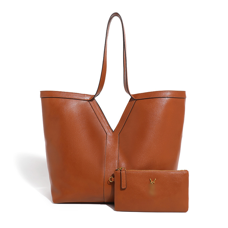 Borse da donna autunno e inverno pu nuova pelle conciata al vegetale grande capacità borsa tinta unita borsa tote borsa a tracolla borsa per mamma e bambino borsa femminile_voghion.com
