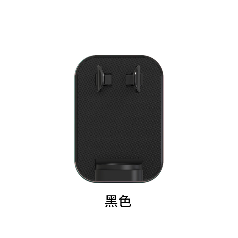 Estante sin perforadores para inodoro Soporte montado en la pared Soporte para cepillo de dientes Estante para niños adultos Soporte para cepillo de dientes eléctrico