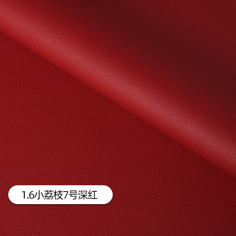 Litchi pattern leather surface 1.6 width small pebble pattern artificial leather self-adhesive sofa repair subsidy refurbished leather material