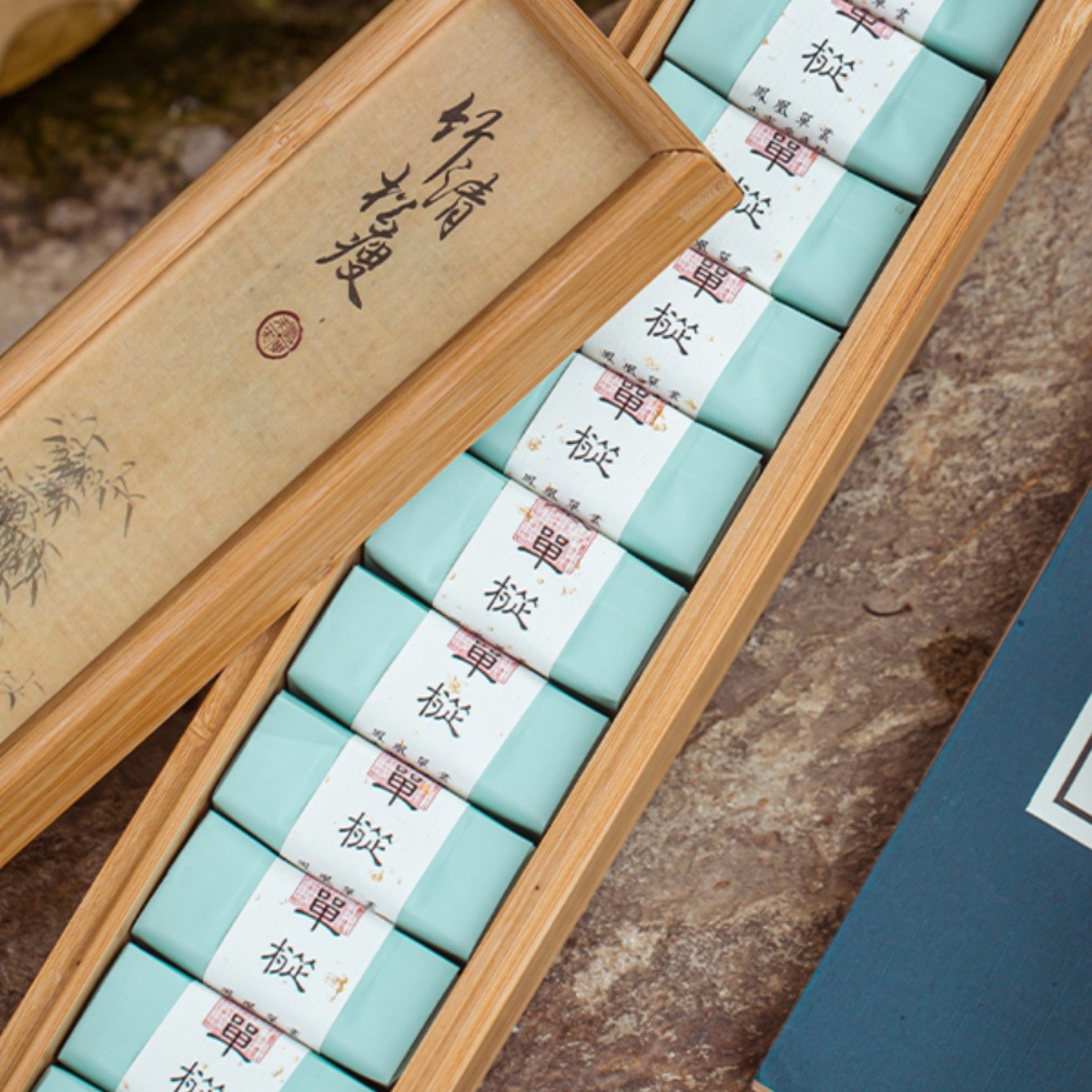 乌龙茶龙珠木盒盒白茶岩茶包装盒茶叶单枞竹盒礼品盒茶叶盒