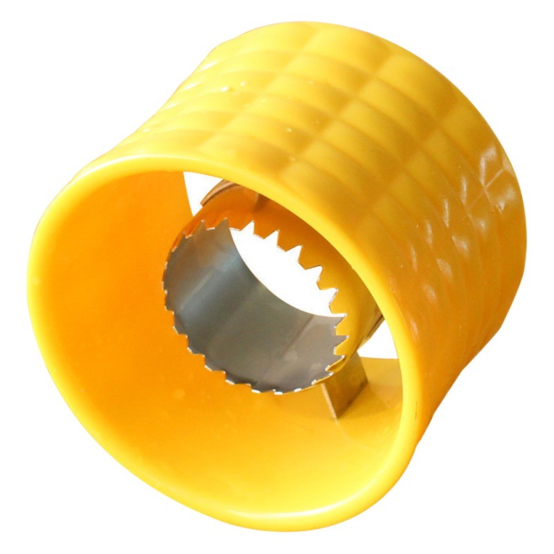 Transfronterizo fuente cepilladora de maíz trilladora de acero inoxidable creativo maíz gránulo stripper