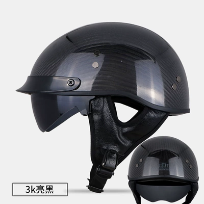 Motosiklet kaskı (dəbilqə) — genuine goods motorcycle carbon fiber - 3k-bright-black-m
