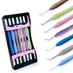 歯科用レジンフィラー、詰め物修復器具、口腔成形器、レジンナイフトリマー、7本/セット