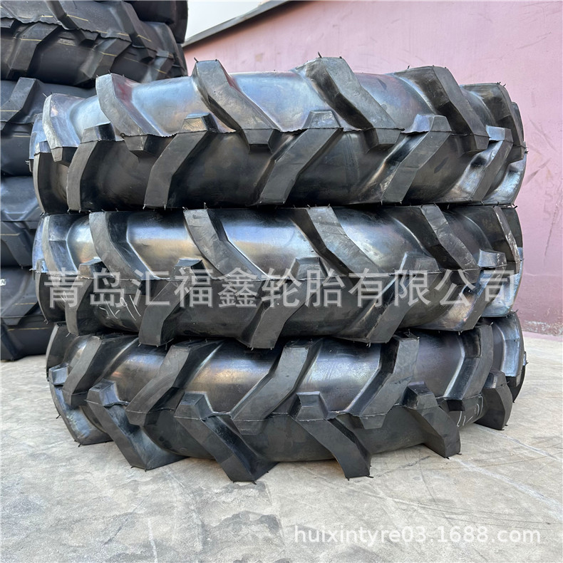 批发 农用拖拉机小轮胎8.3-24平花人字轮胎8层线3年质保