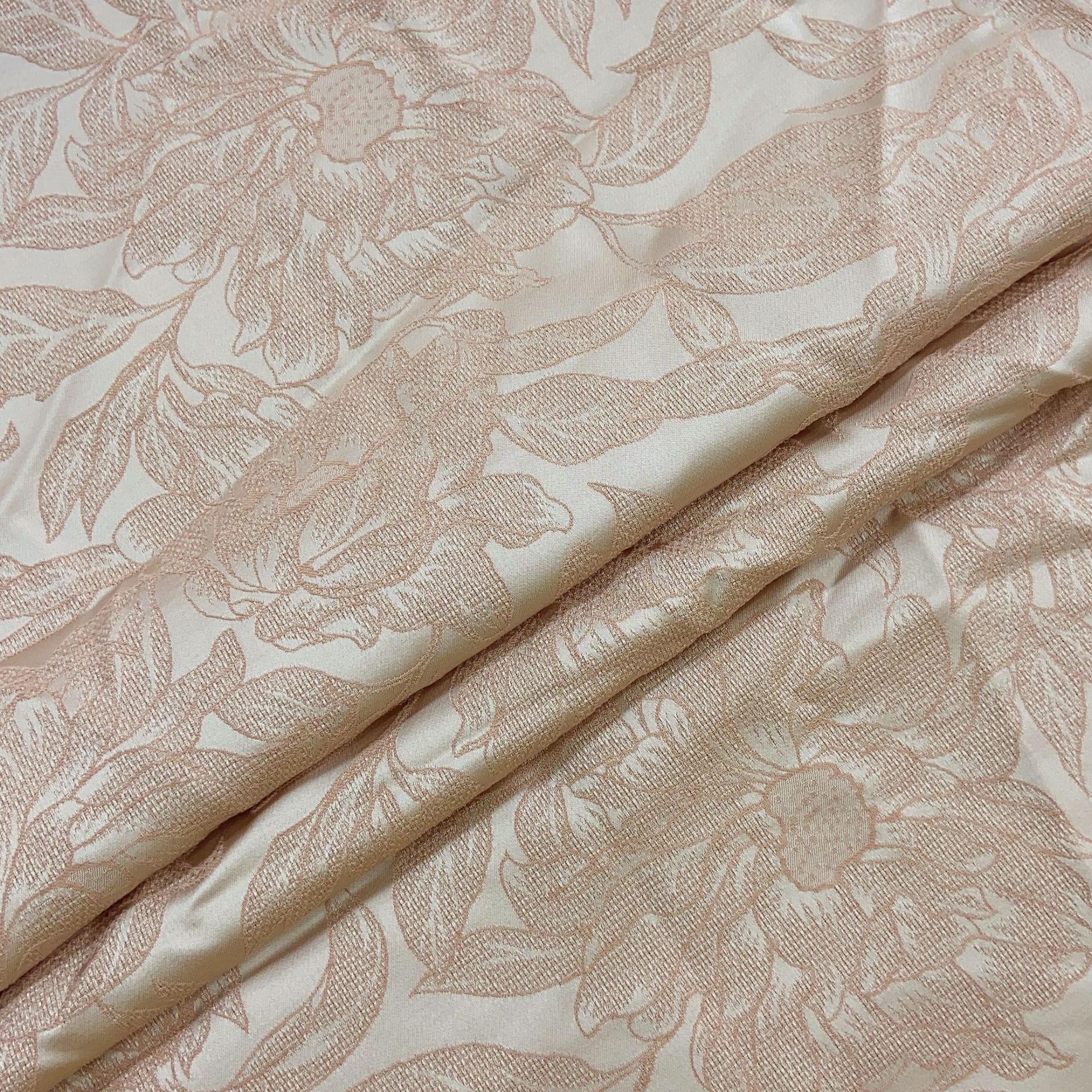 新款仿麻高端提花女装连衣裙吊带裙西装套装衬衫时装汉服面料现货