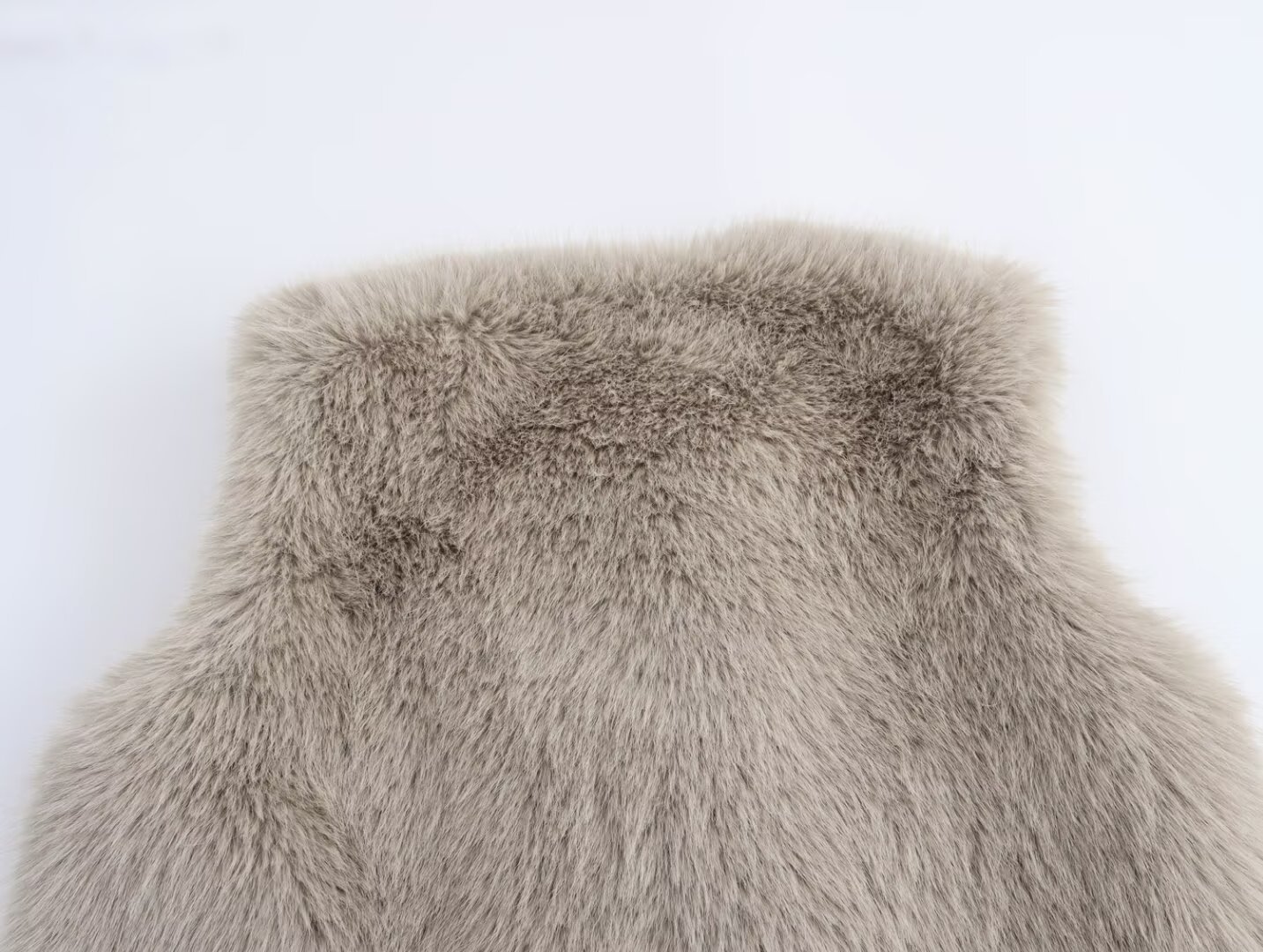 Frauen kleidung herbst winter neue street fashion einfarbig pelz weste jacke_voghion.com