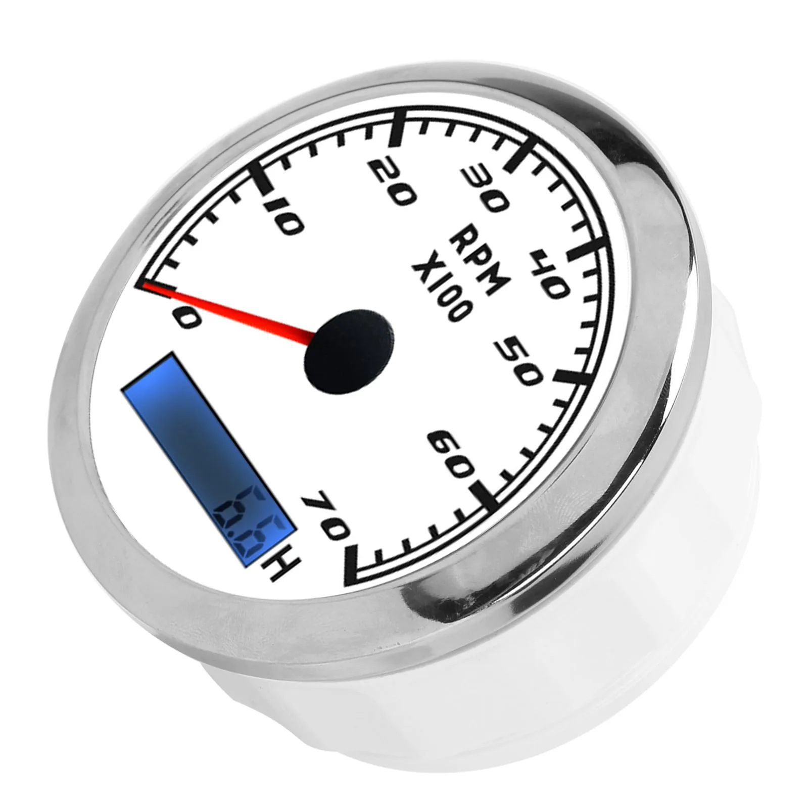 85mm tachometer 12V24V universal model for truck modification, adjustable motorcycle engine tachometer