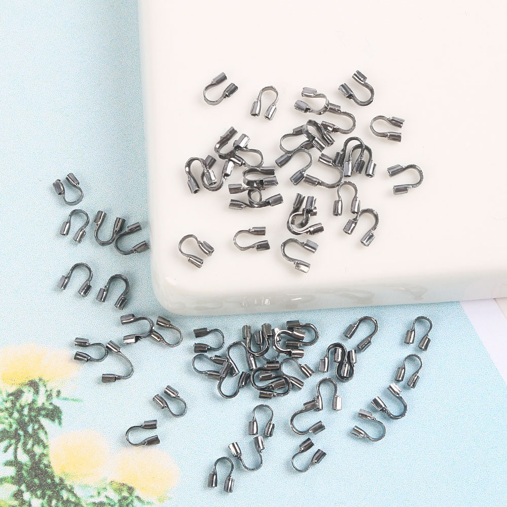 銅製のU型テールバックルU型位置決め管の最後の位置決め材料の線材保護diyエンドピース材料の部品