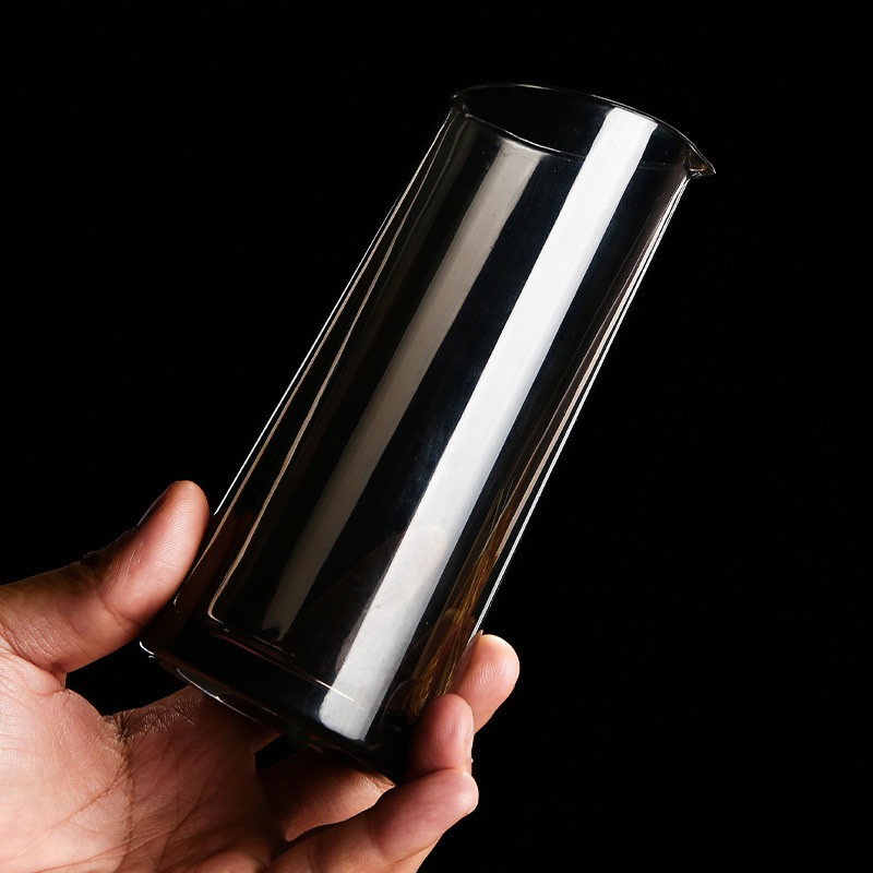 Acrílico cónico botella de vino negro transparente con boquilla botella de plástico barra inclinada botella de jugo botella de vino