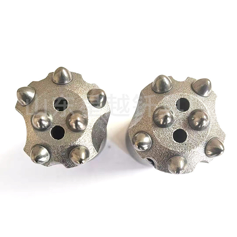 YT28 perforador de roca B22l 28-36 broca de 7 dientes prensada en frío broca de plum metal de túnel para la mina Kaishan