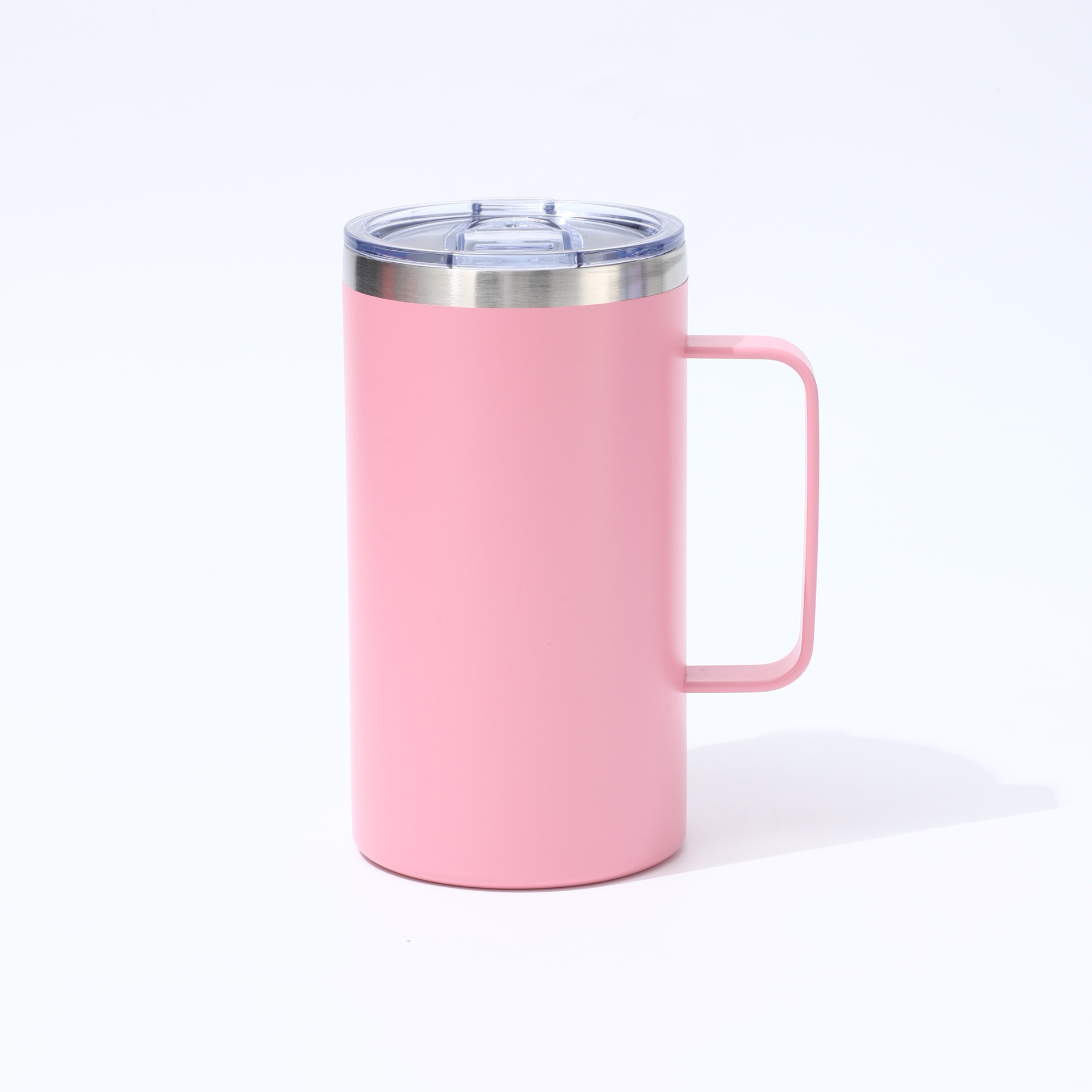 Transfronterizo al por mayor 12oz con mango taza de café 304 taza de aislamiento de acero inoxidable taza de oficina taza portátil taza