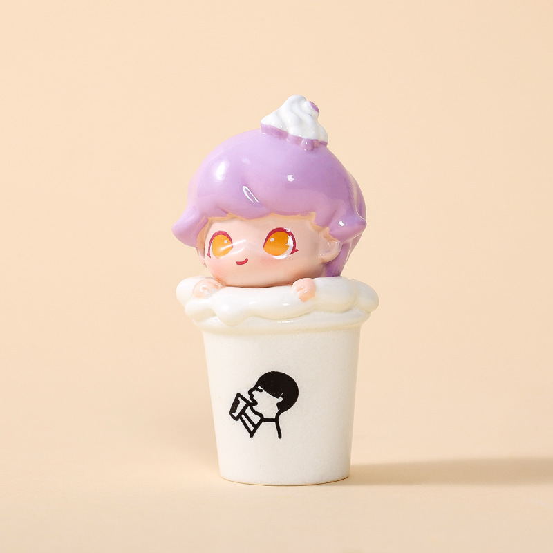 かわいい Diddy ミルクティーカップかわいい人形デスクトップ装飾品 diy キーホルダーアクセサリートレンディな人形ブラインドバッグ卸売|undefined