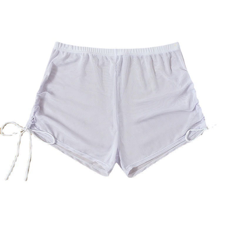 Sexy colored swimwear, beach trousers, shorts, European style, drawstring