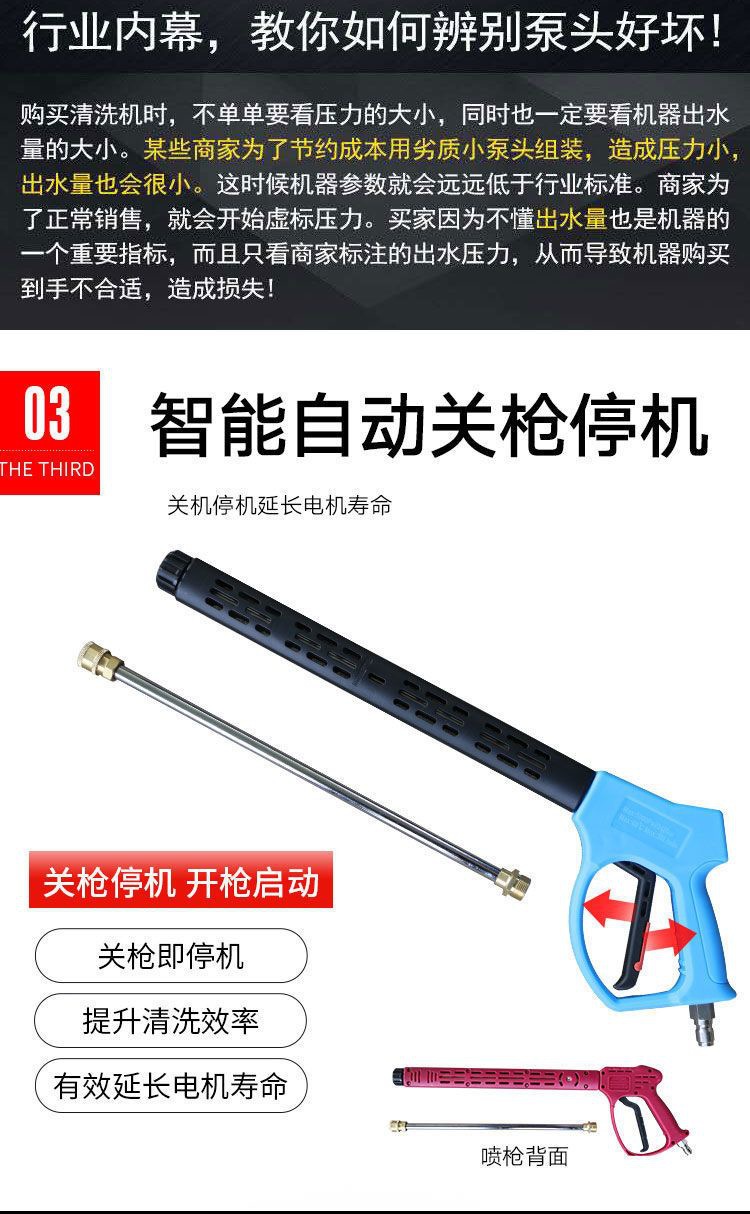 Shanghai Black Cat Weilin High-Pressure Car Washing Machine High-Power Commercial Cleaning Machine Industrial Sanitation Farm Car Wash Shop